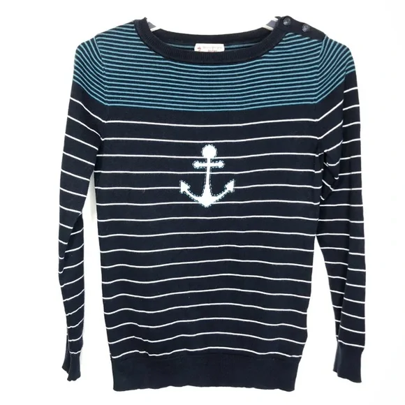 Brooks Brothers Nautical Striped Sweater - Picture 2 of 8